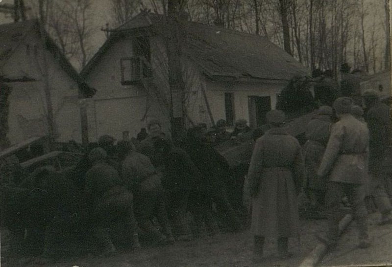 Фотография: Разгрузка прогона с автомашины