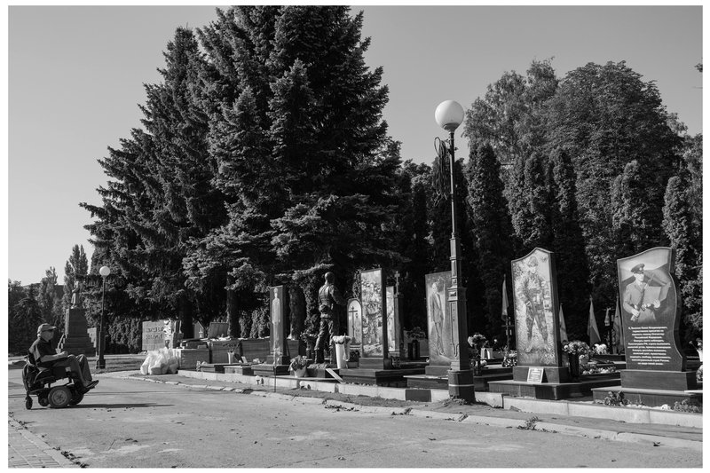 Memorial Complex "Memory of Those Who Fell in WWII," graves of Kursk residents killed during special military operation