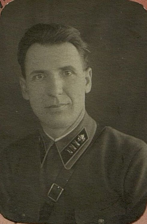 Image: Head of the political department, senior battalion commissar Radin