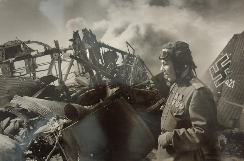 His ninth shot down aircraft