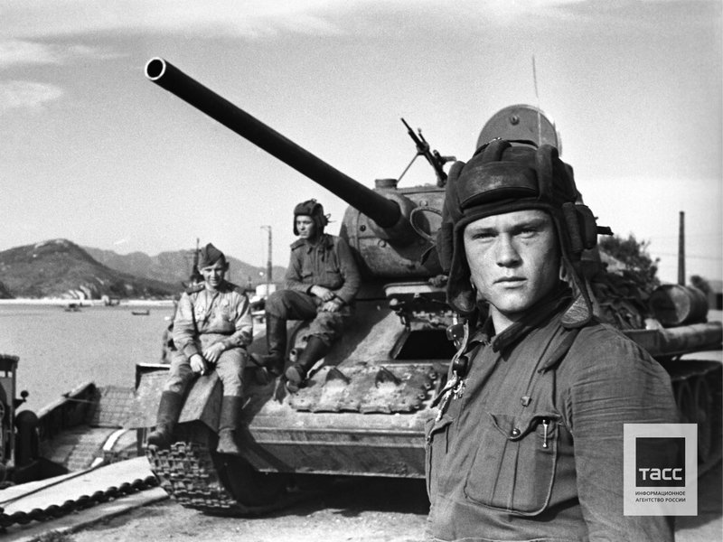The "T-34" tank crew commander Vasily Sarafonov, Port Arthur Photo by The "T-34" tank crew commander Vasily Sarafonov, Port Arthur/TASS