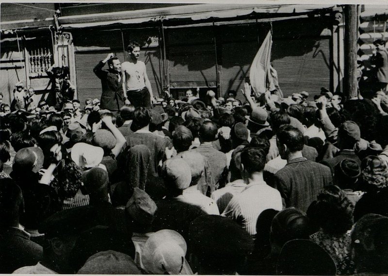 Фотография: Марш по земле Болгарии сентябрь 1944 г.