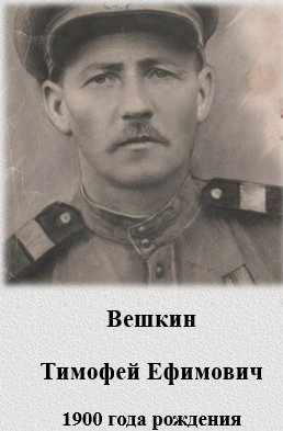 Вешкин Тимофей Ефимович