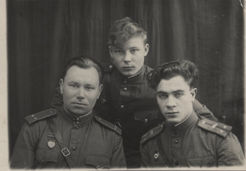 "Portrait of Red Army officers receiving treatment at Evacuation Hospital No. 5355."