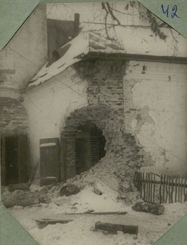 Фотография: Взорванное здание г. Калинина бежавшими фашистами