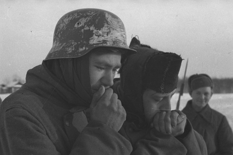 «Калининский фронт. Пленные немецкие солдаты.»