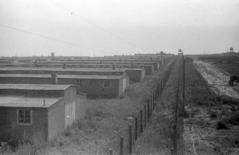 Barracks for prisoners of Majdanek concentration camp