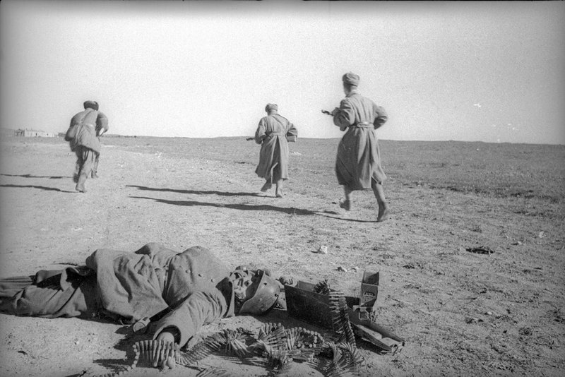 Body of a German soldier