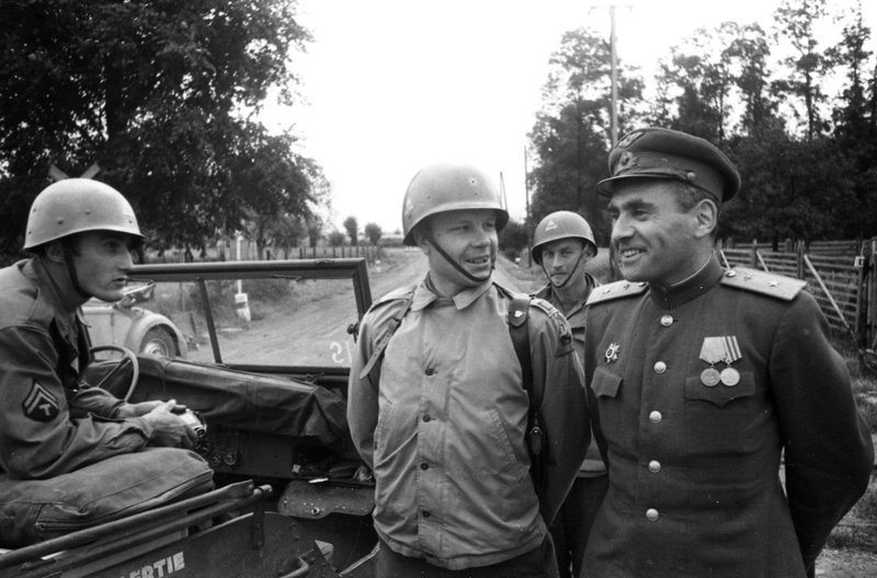 Meeting of allied forces