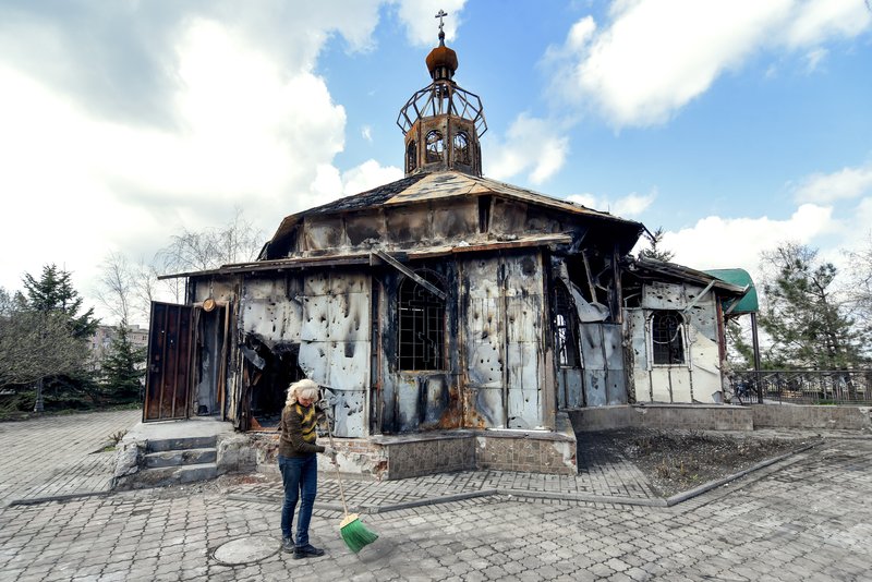 Ситуация в Волновахе (Свято-Тихвинский храм)
