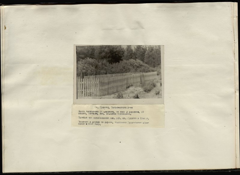 Original image: Military burial, Ostrovets district, st. Gudogay