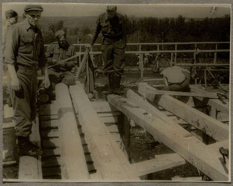 Фотография: Строительство бараков