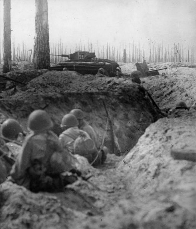 Before attack. Leningrad region