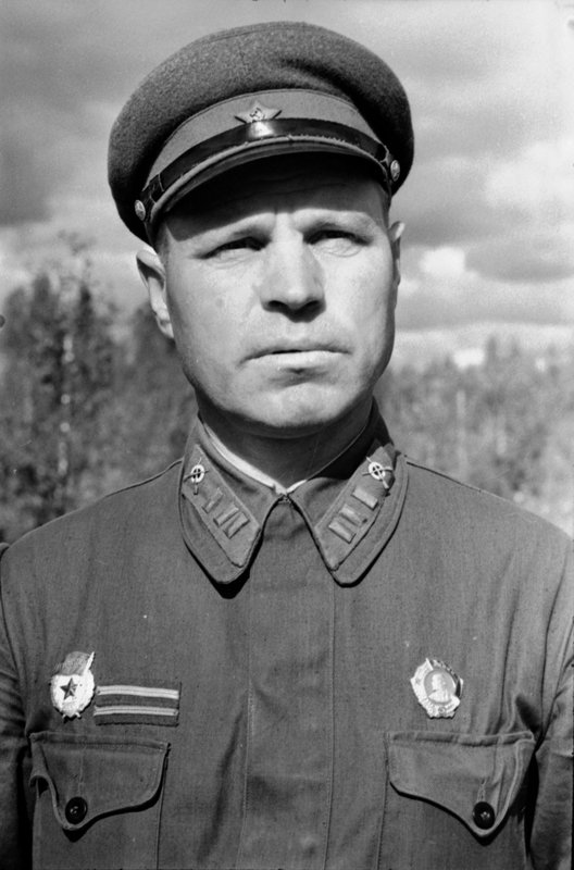 N.M. Uralsky, commander of Guards Regiment of twice-decorated 8th Guards Panfilov Division.