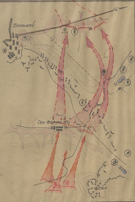 Image: Combat route of the 41st guards rifle regiment