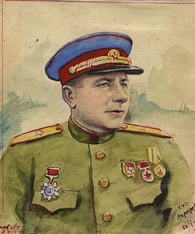 Image: Kozachek S.Ya. Major General Commander of the 239th Infantry Division