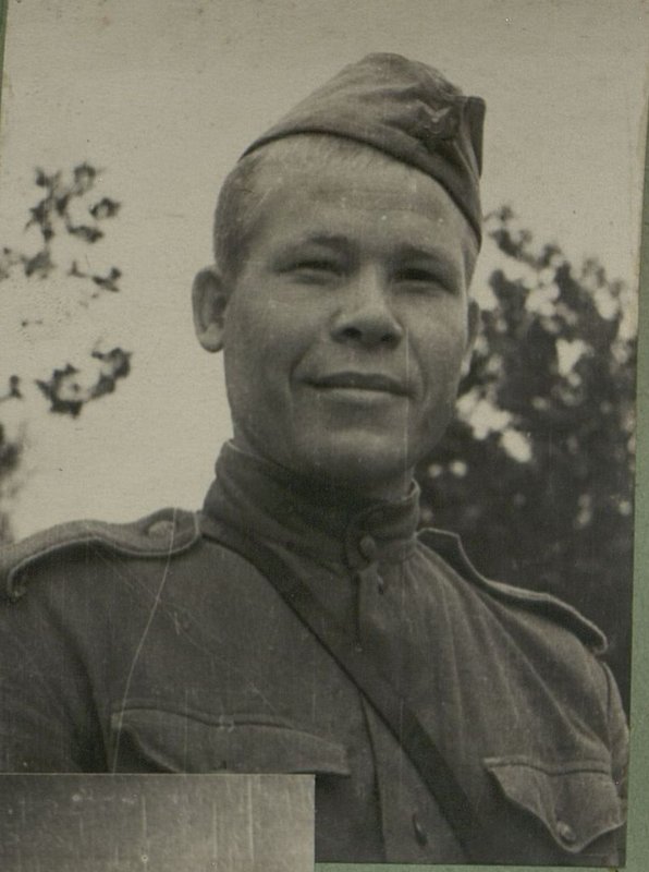Image: The famous scout A. Podushkin