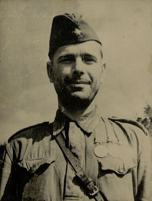 Image: The commander of the mortar crew, corporal K. Peredry