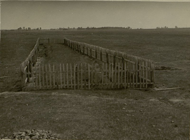 Image: Cemetery of the Soviet Army prisoners of war tortured by the Nazi invaders in the period 1941-1944, Dokshitsy, Plock region.