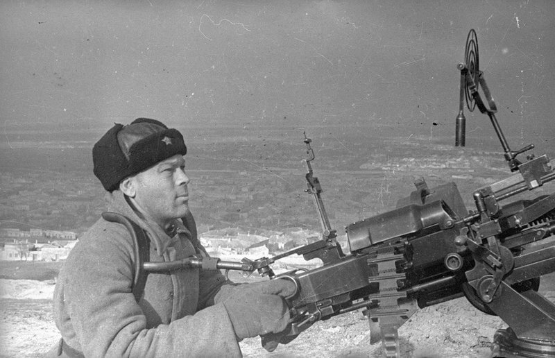 Пулеметчик. Кольский п-ов