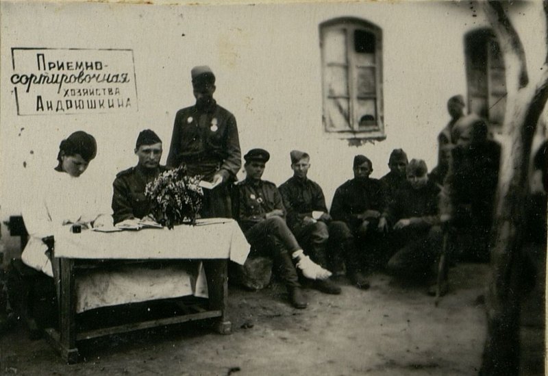 Image: Registration of the arrived wounded