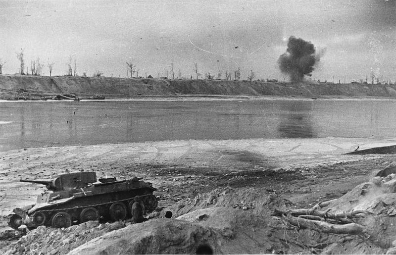 Fighting on the Neva river