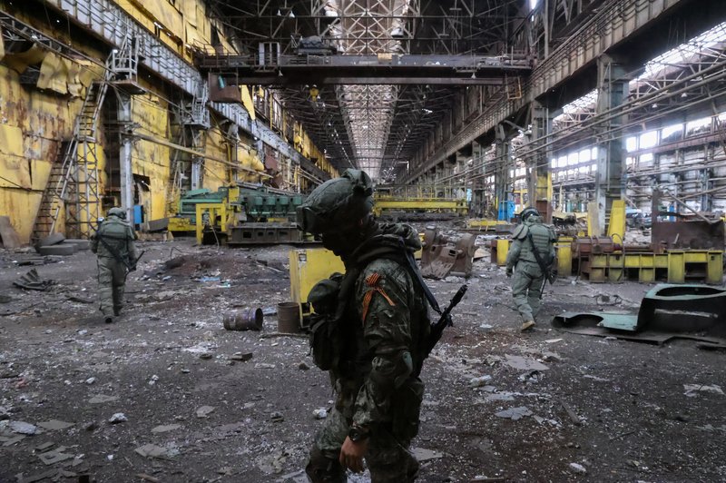 Demining of Azovmash factory in Mariupol (Russian Armed Forces sappers)