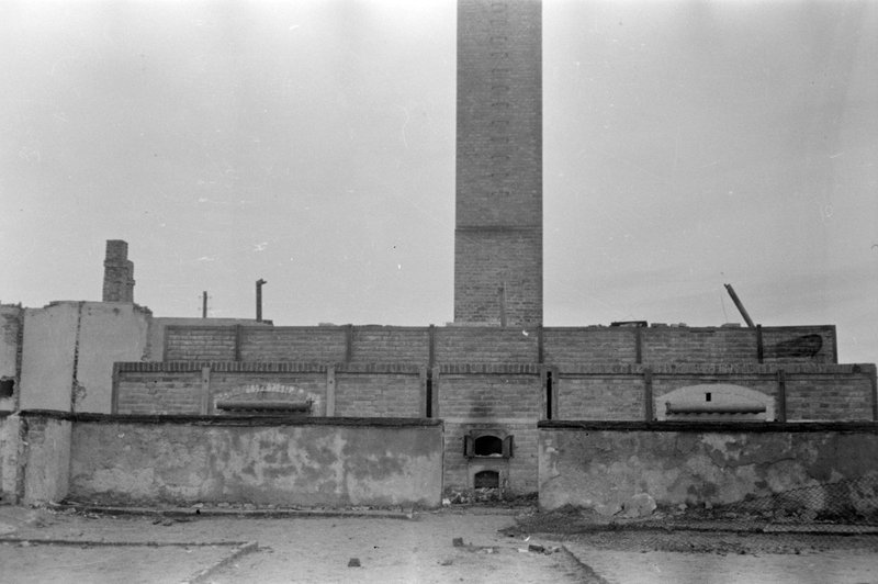 Сrematorium furnaces, where prisoners of Majdanek concentration camp were annihilated 