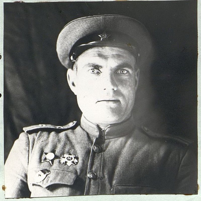 Image: Deputy commander of the 3rd division for the political part of the Guards Major Ivanov Ya.I.