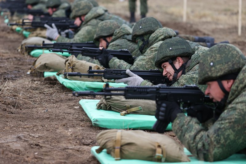Training exercises of mobilized citizens in Ekaterinburg
