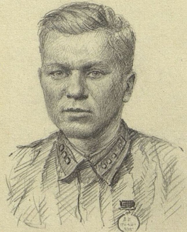 Image: Senior Lieutenant  Mamaev Boris Ivanovich Commander of the 3rd mortar company
