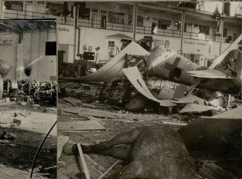 Фотография: В районе Хайлигенбайль наши войска захватили самолето-стрелкового батальонаочный завод