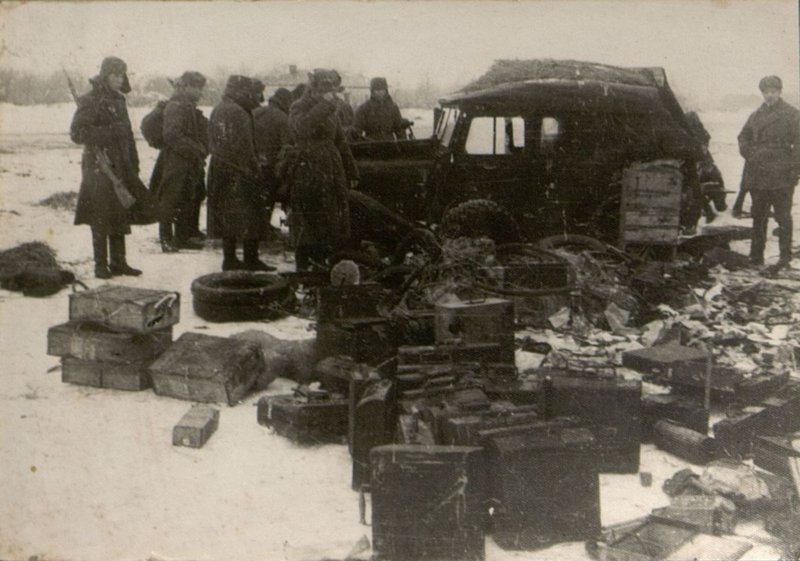 Image: Trophies captured in the village Afanasyevo