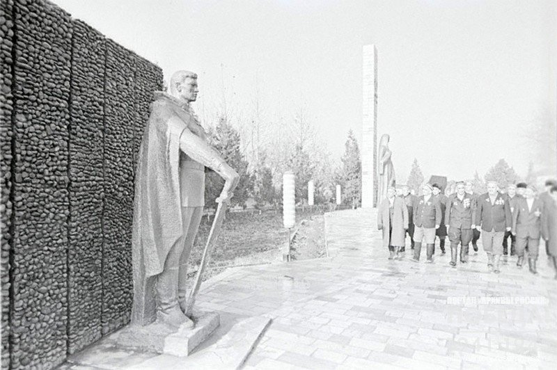 Memorial site in Niyazbash village, built to commemorate fellow villagers who perished for Motherland during the Great Patriotic War in