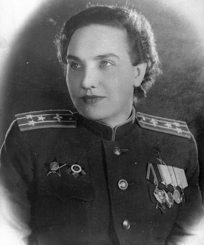 Portrait of Valentina Grizodubova, a pilot