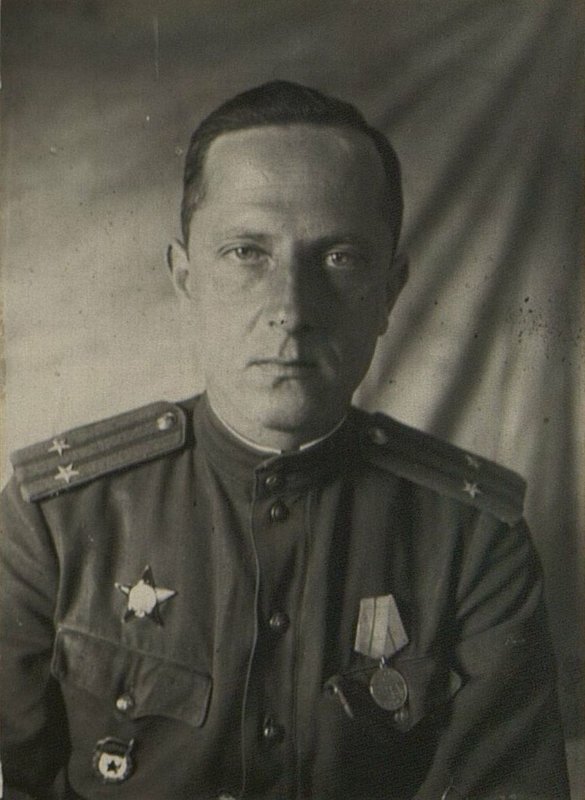 Image: Head of the Political Department of the 13th Guards Rifle Division of the Guards Lieutenant Colonel G.A. Nesterov