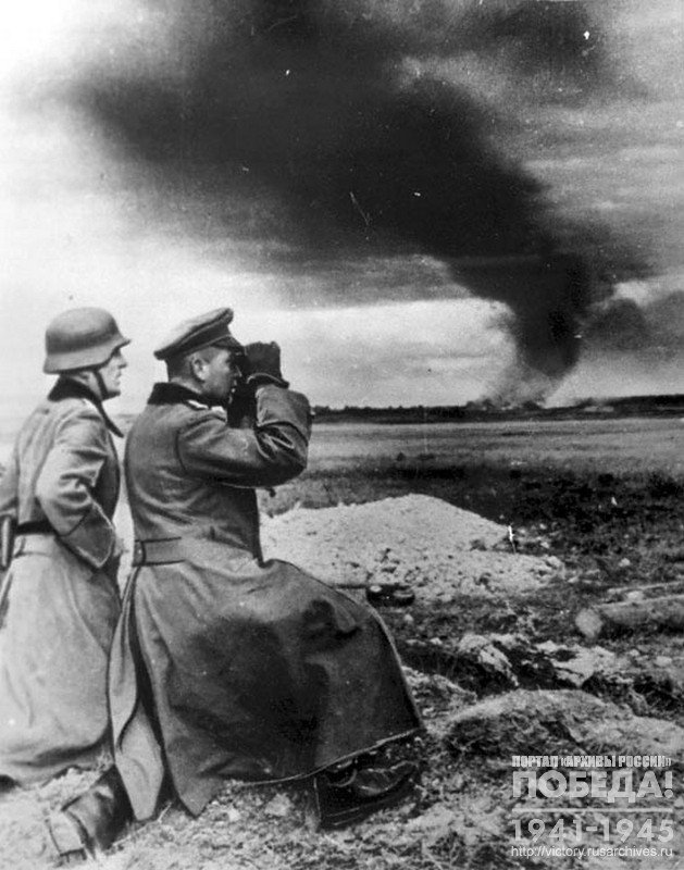 German General Kruger near Leningrad
