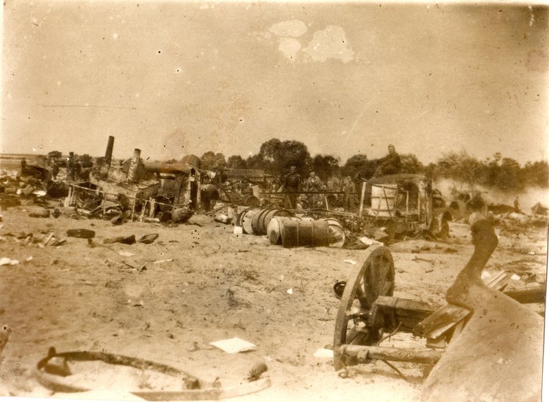 After the battle in the area of the 415th Rifle Regiment, for encirclement of the fascist troops, retreating along the Brest-Warsaw highway