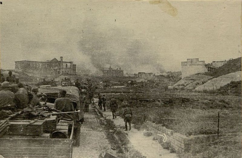 Фотография: Вот что сделали немцы с красавцем Минском