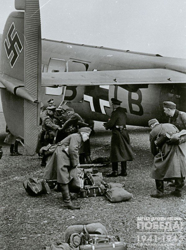 Arrival of the German command in Oslo