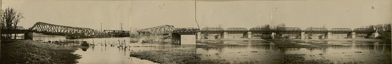 Фотография: Железнодорожный мост через реку Одер