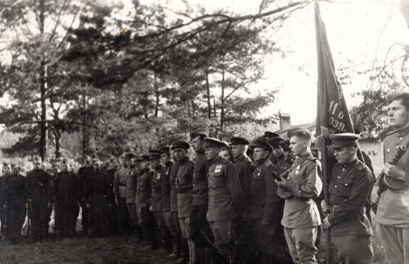 Rally on the Victory Day. Germany, Berlin, May 9, 1945
