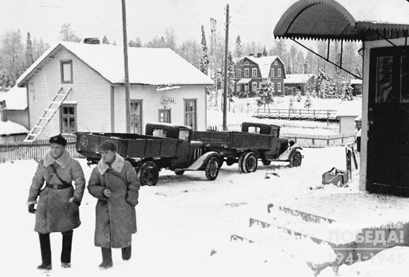 Suoyarvi station taken by the Red Army soldiers