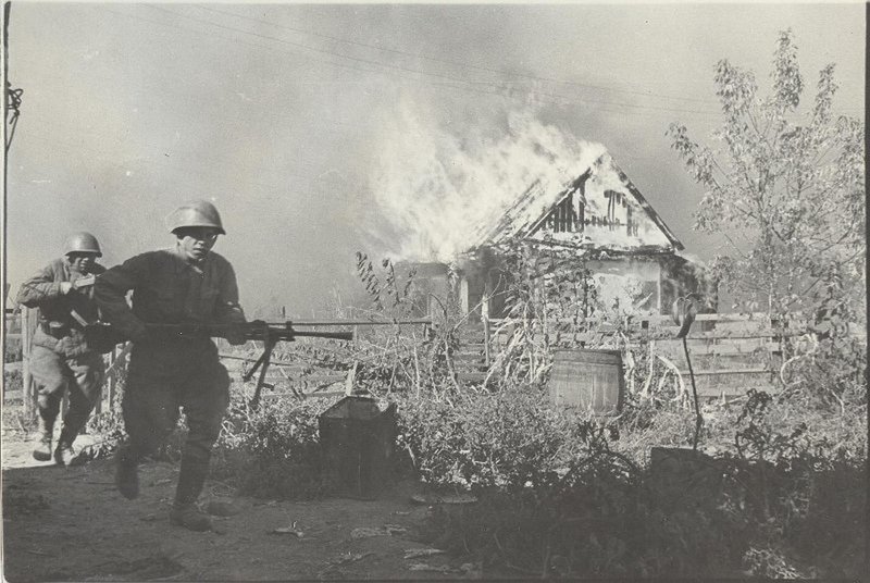 Fighting to liberate Novorossiysk