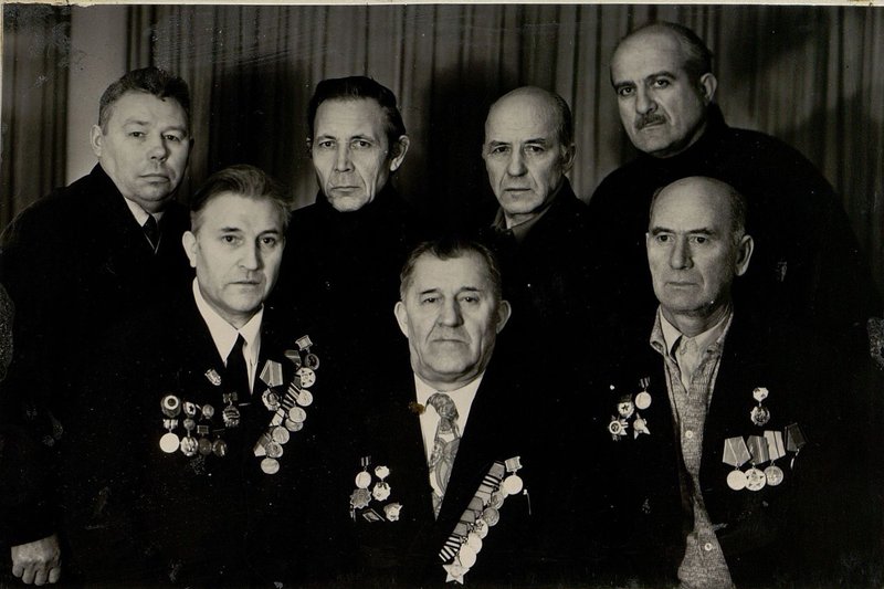 Image: First row: Medvedev D.A., Kamensky V.I., Chaishvili. Second row: Vasiliev K.I., Ilyin I.A., Shuvalov, Malinoshvili