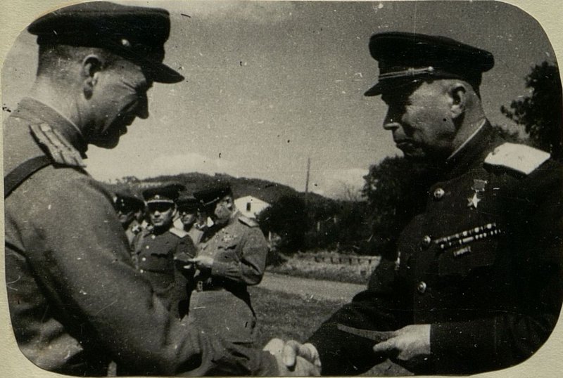 Фотография: Вручение награды полковнику Гарпинич