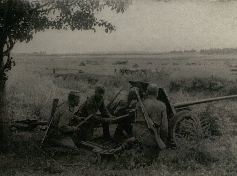 Фотография: Форсирование Западного Буга Частями 121 гвардейской стрелковой дивизии