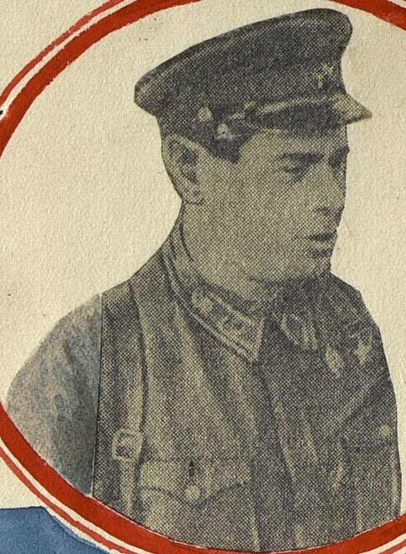 Фотография: Командир 181 стрелкового полка Герой Советского Союза Майор Краснокутский Х.М.
