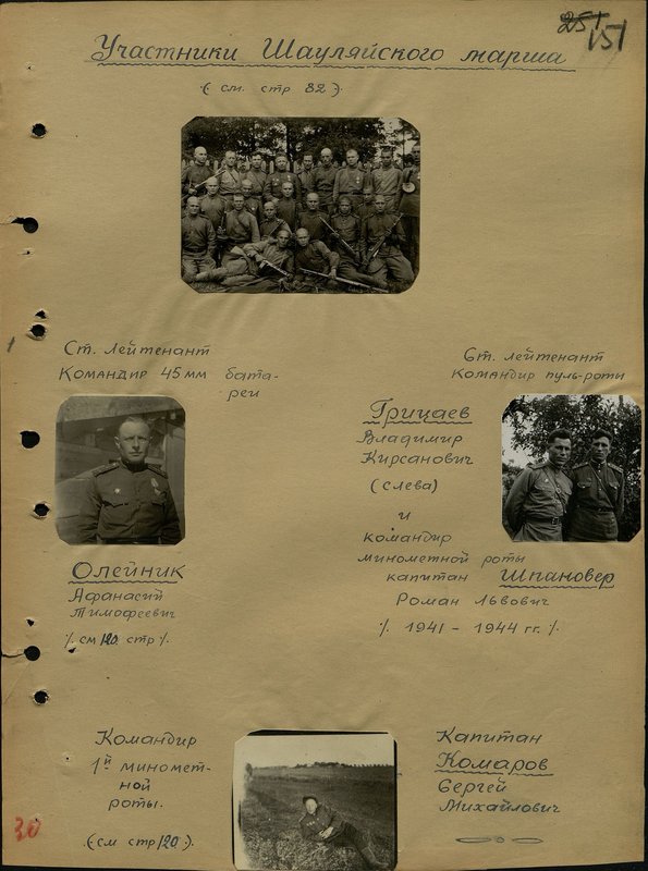 Original image: Commander of the 1st mortar company. Captain Komarov Sergey Mikhailovich