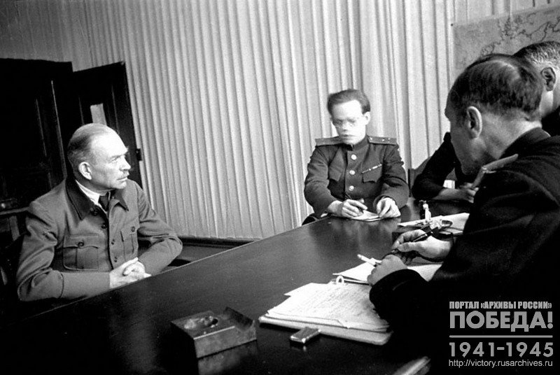 Допрос Г. Гудериана на Нюрнбергском процессе